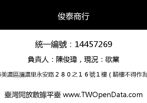 俊泰商行
