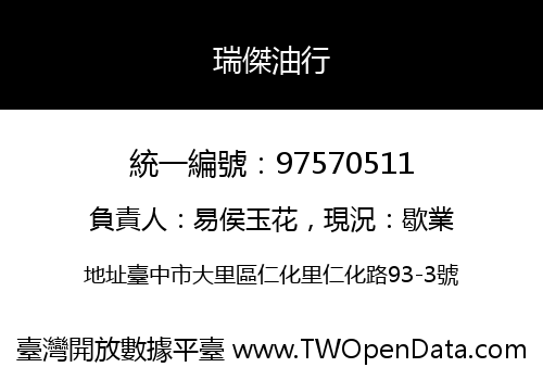 瑞傑油行