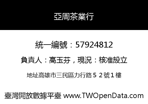 亞周茶業行