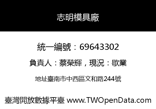 志明模具廠