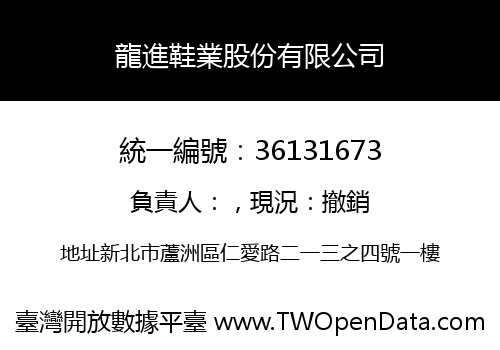 龍進鞋業股份有限公司