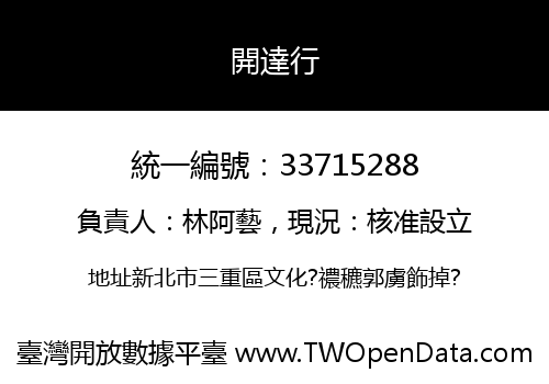 開達行