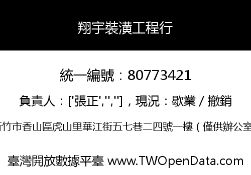 翔宇裝潢工程行