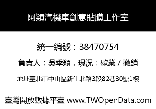 阿穎汽機車創意貼膜工作室