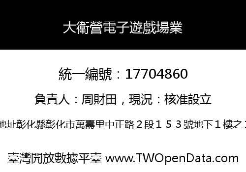 大衛營電子遊戲場業