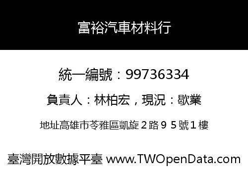 富裕汽車材料行