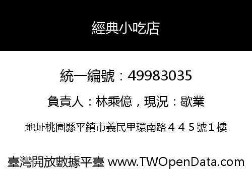 經典小吃店