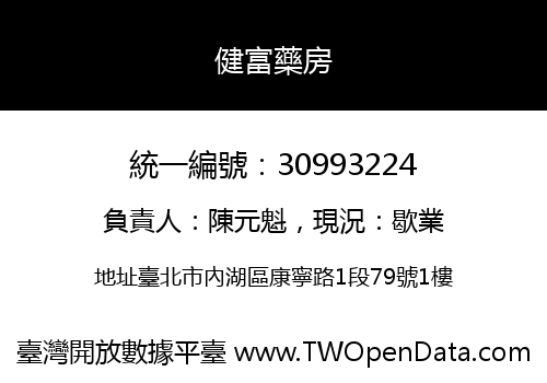 健富藥房