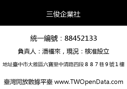 三俊企業社