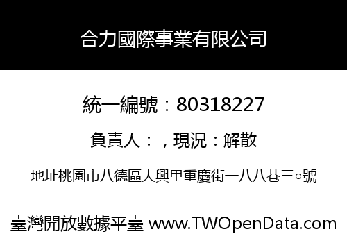 合力國際事業有限公司