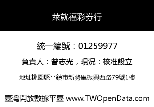 萊就福彩券行