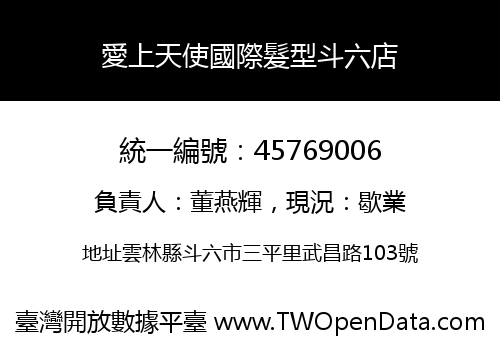 愛上天使國際髮型斗六店