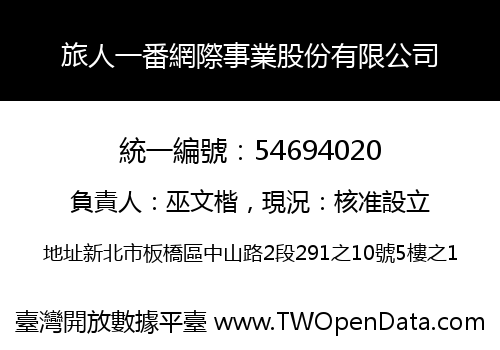 旅人一番網際事業股份有限公司