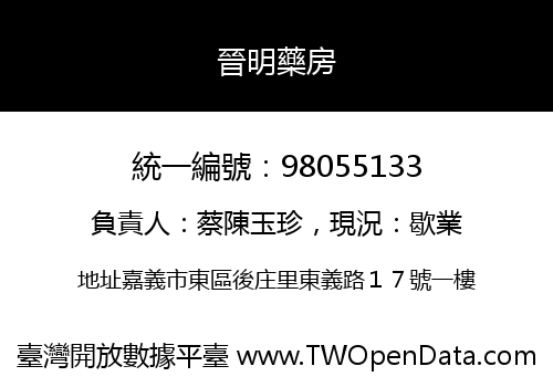 晉明藥房