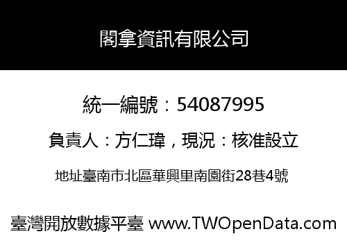 閣拿資訊有限公司