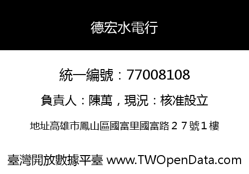 德宏水電行