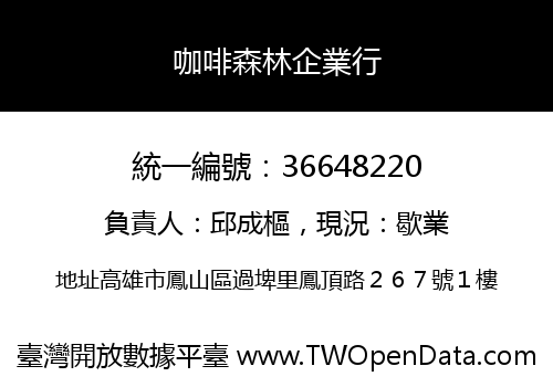 咖啡森林企業行