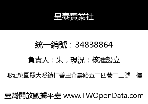 呈泰實業社