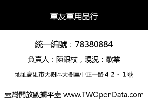 軍友軍用品行