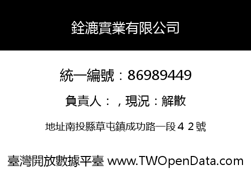 銓漉實業有限公司