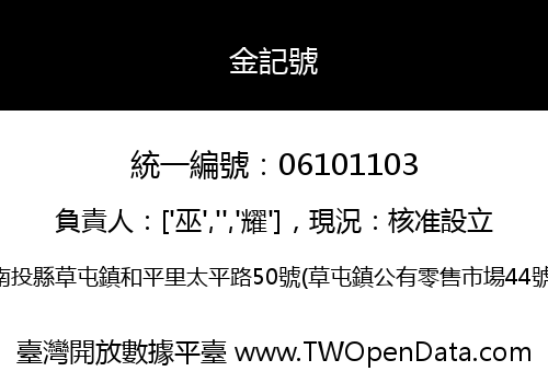 金記號