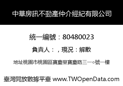 中華房訊不動產仲介經紀有限公司