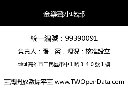 金樂聲小吃部