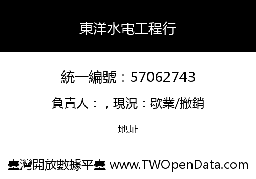 東洋水電工程行