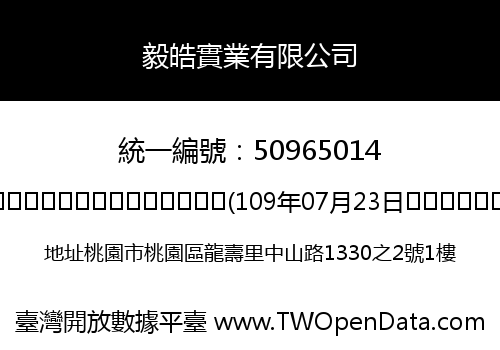 毅皓實業有限公司