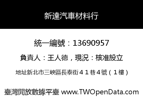 新達汽車材料行