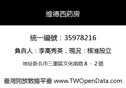 維德西葯房