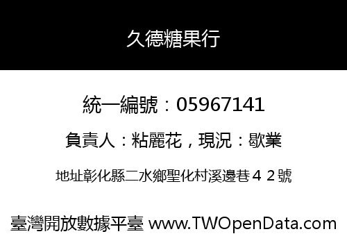 久德糖果行