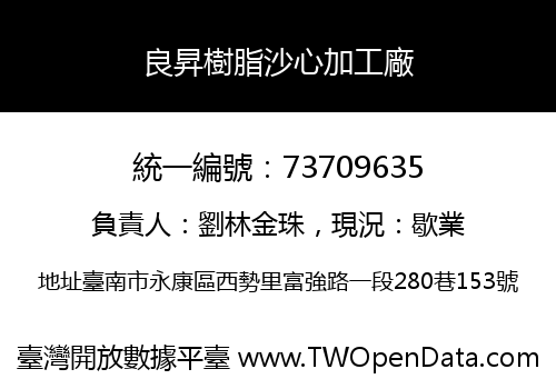 良昇樹脂沙心加工廠