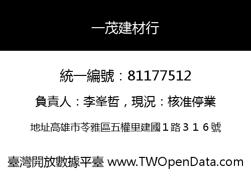 一茂建材行
