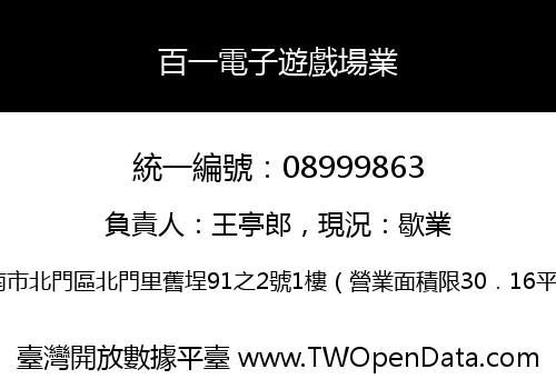 百一電子遊戲場業