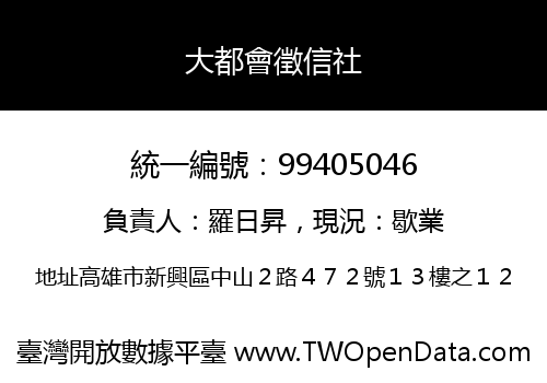 大都會徵信社
