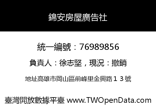 錦安房屋廣告社