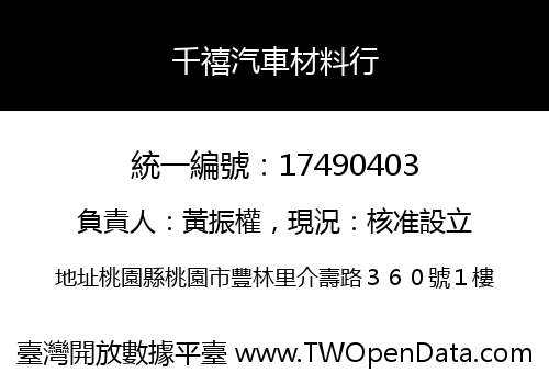 千禧汽車材料行