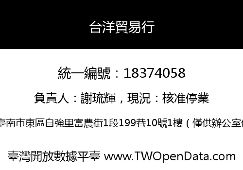 台洋貿易行