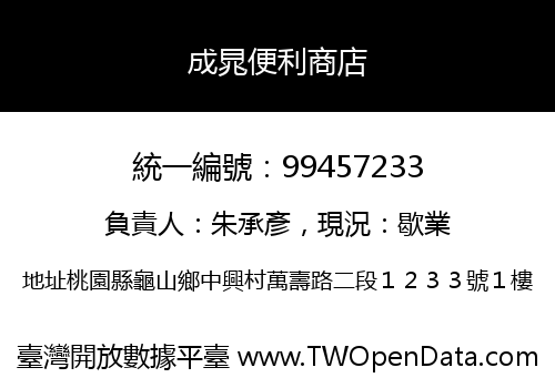 成晁便利商店