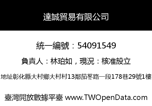 達誠貿易有限公司