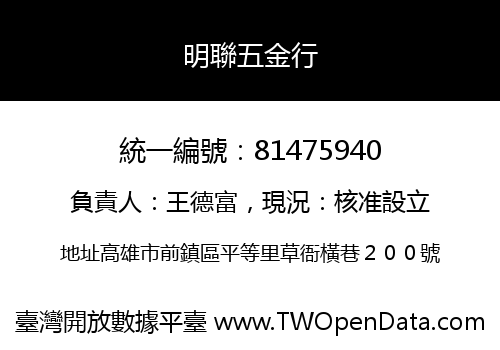 明聯五金行