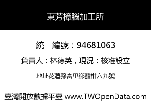 東芳樟腦加工所