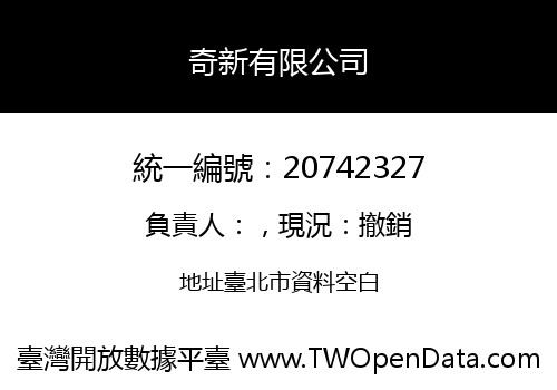 奇新有限公司