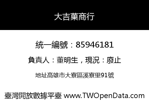 大吉菓商行