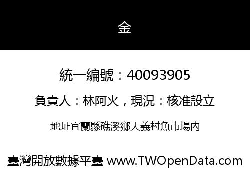 金
