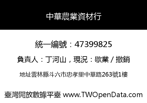 中華農業資材行