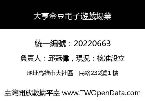 大亨金豆電子遊戲場業