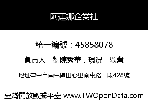 阿蓮娜企業社