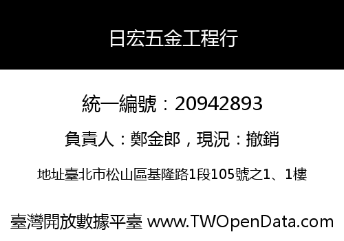 日宏五金工程行
